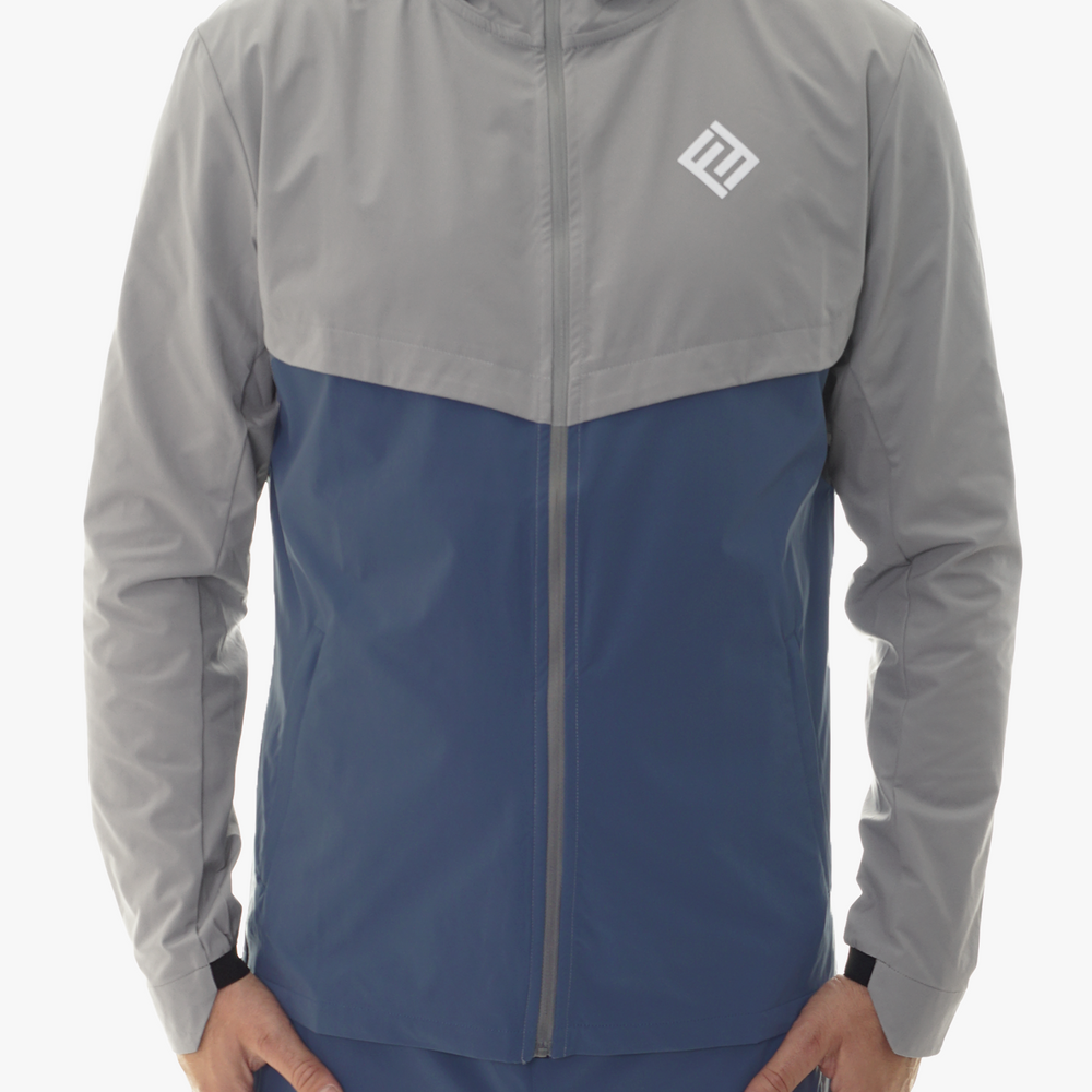 Technical Jacket - Steel Blue / Grey