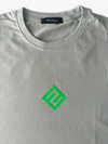 Green Initial Logo Grey T-shirt
