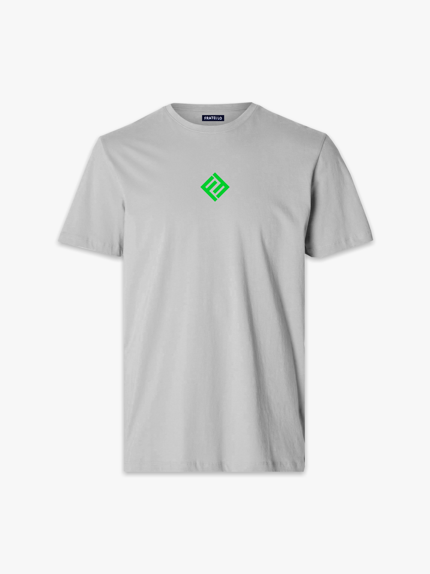 Green Initial Logo Grey T-shirt