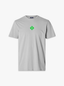 Green Initial Logo Grey T-shirt