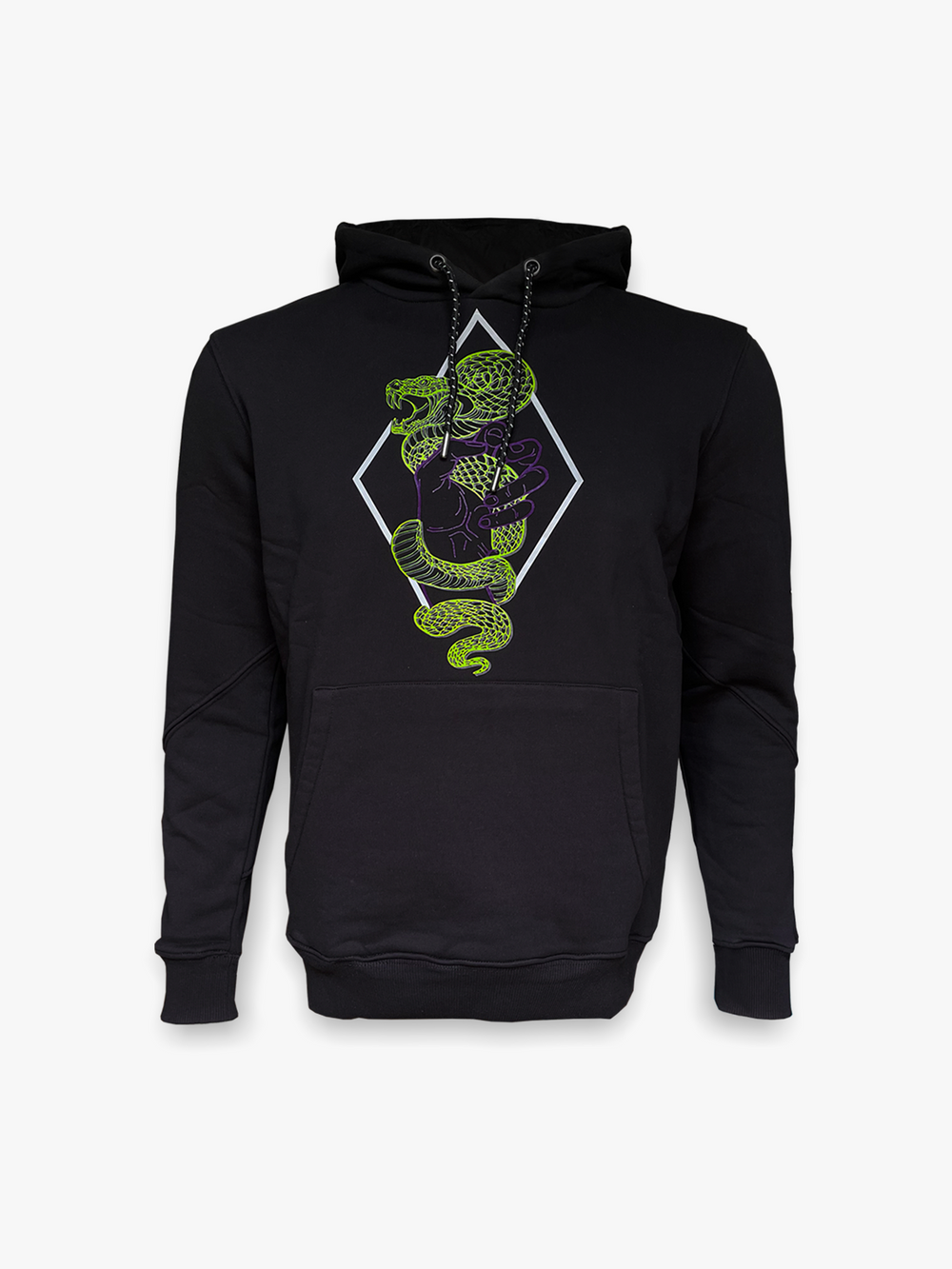 Green Snake Mercerised Hoodie