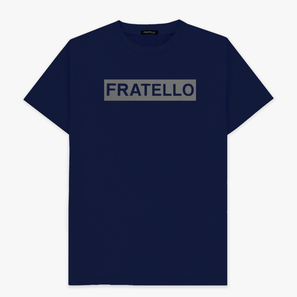 BOX LOGO T-SHIRT - NAVY