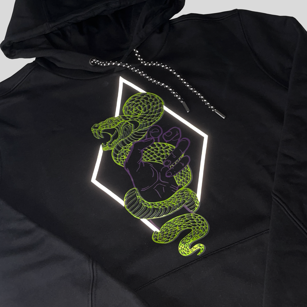 
                  
                    Green Snake Mercerised Hoodie
                  
                