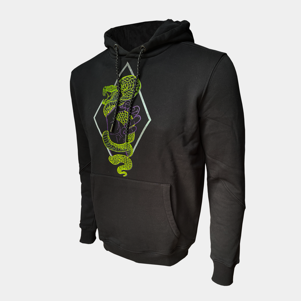 Green Snake Mercerised Hoodie